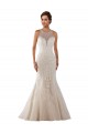 Shop High Neck Mermaid Lace Wedding Dress with Illusion Back