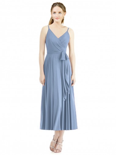 Shop Short Tea Length Chiffon Bridesmaid Dress