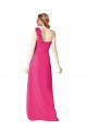 Shop Full Length One Shoulder Chiffon Bridesmaid Dress