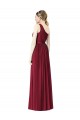 Shop One Shoulder Full Length Long Chiffon Bridesmaid Dress.