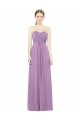 Shop Sweetheart Neckline Strapless Chiffon Bridesmaid Dress with Wrap Pleat