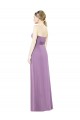 Shop Sweetheart Neckline Strapless Chiffon Bridesmaid Dress with Wrap Pleat