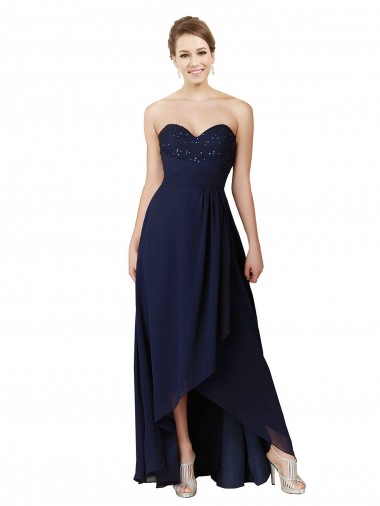 Shop Sweetheart Neckline Beaded Lace and Chiffon Bridesmaid Dress