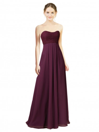 Shop Dreamy Lace Over Chiffon Bridesmaid Dress