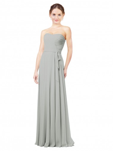 Shop Delicately Draped Chiffon Bridesmaid Dress