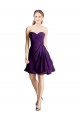 Shop Draped Chiffon Long Sweetheart Cocktail Bridesmaid Dress