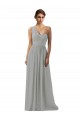 Shop Ruffled One Shoulder Floor Length Long Chiffon Bridesmaid Dress