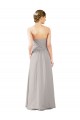 Shop Twisted Strapless Sweetheart Neckline Long Chiffon Bridesmaid Dress