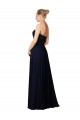 Shop Long Chiffon Sweetheart Neckline Bridesmaid Dress with Beading