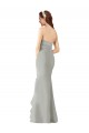 Shop Strapless Chiffon Bridesmaids Dress with Sweetheart Neckline