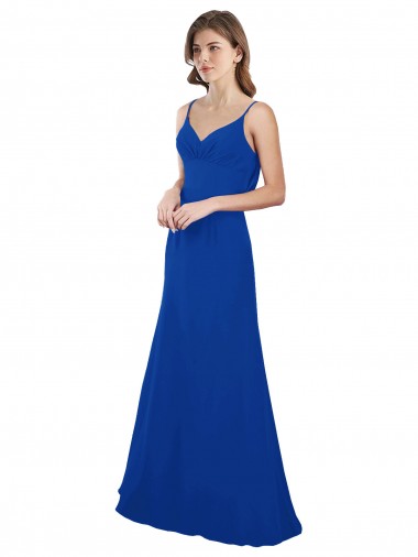 Shop Softly Flared Chiffon Bridesmaid Dress with Sweetheart Neckline