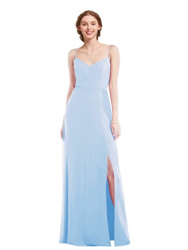 Shop Tie Back Cutout Maxi Formal Bridesmaid Dress with Front Slit