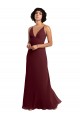 Shop Notched Neckline Empire Waist Chiffon Slip Bridesmaid Dress