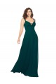 Shop Tied Bodice Sweetheart V-Neck Chiffon Bridesmaid Dress