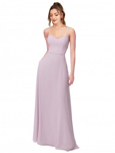 Shop Sweetheart Tie-Back Chiffon Bridesmaid Dress