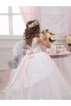 Shop Ivory Ball Gown Sweetheart V-Back Sleeveless Flower Girl Dress