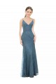 Shop Deep V-Neck All Over Chantilly Lace Bridesmaid Dress with Criss Cross Open Back