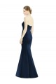 Shop Long Mermaid Full Length Strapless Satin Bridesmaid Dress