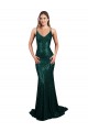 Shop Fishtail Shaped V-Neck Open Back Long Formal Sequin Bridesmaid Dress / Prom Dress