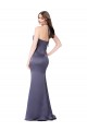 Shop Fit and Flare Formal Silky Satin Bridesmaid Dress / Prom Dress