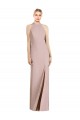 Shop High Neck Cutout Halter Trumpet Bridesmaid Dress