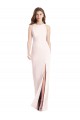 Shop Diamond Cutout Back Trumpet Bridesmaid Dress / Prom Dress with Front Slit