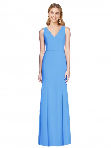 Shop Flattering Trumpet Long Sleeveless Bridesmaid Dress / Prom Dress with Open Back