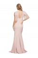 Shop Double Bow Full Length Sweetheart Formal Crepe Bridesmaid Dress / Prom Dress with Tulle Overlay