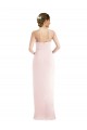 Shop Halter Draped Tulip Skirt Maxi Bridesmaid Dress / Prom Dress