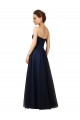 Shop Elegant Lace and Tulle Long Strapless Bridesmaid Dress