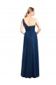 Shop Ruched One Shoulder Tulle A-Line Bridesmaid Dress