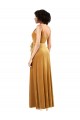 Shop Romantic Velvet Floor Length Formal Bridesmaid Dress / Prom Dress with Wrap Detail