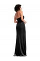 Shop Empire Waist Formal Stretch Velvet Bridesmaid Dress / Prom Dress with Halter Strap